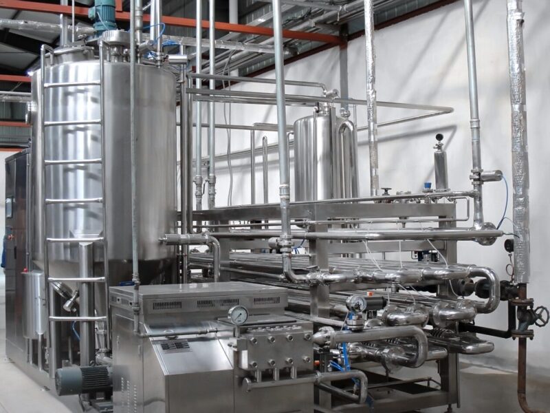 Tube in tube sterilizer